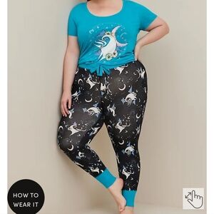 🆕️🖤DISNEY THE NIGHTMARE BEFORE CHRISTMAS SLEEP SET - COTTON SLUB - BLUE